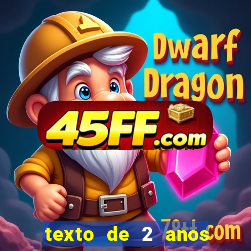 texto de 2 anos de namoro
